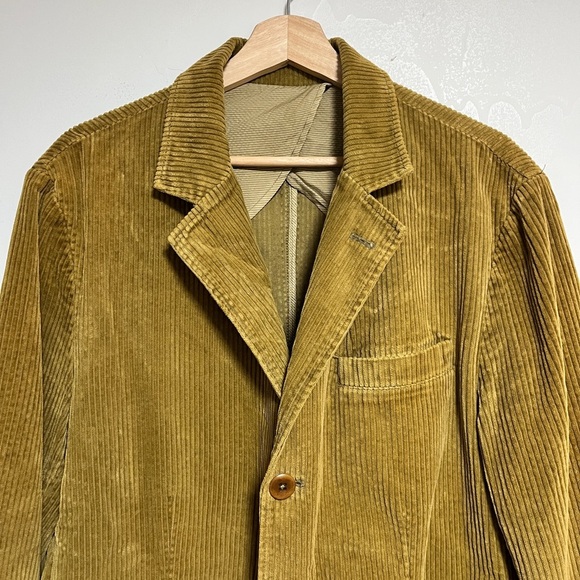 Alex Mill Corduroy Blazer Jacket - Large - Olive / Mustard - Cotton Workwear - Picture 5 of 10